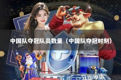 中国队夺冠队员数量（中国队夺冠时刻）