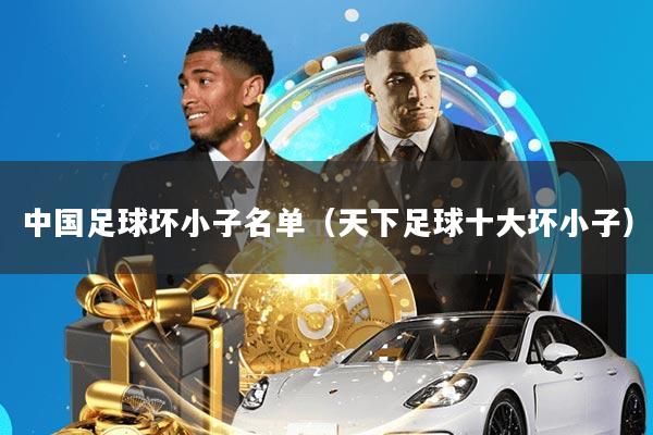 中国足球坏小子名单(天下足球十大坏小子)