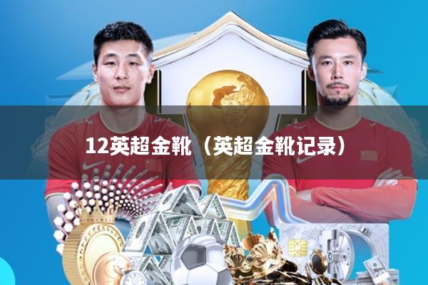 12英超金靴(英超金靴记录)